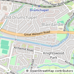 Map of Glasgow