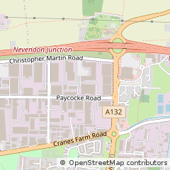 Map of Basildon, Essex
