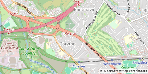 Map of Cardiff