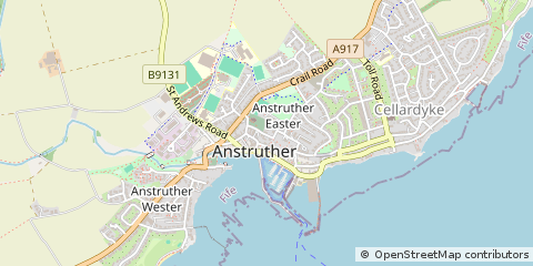 Map of Anstruther