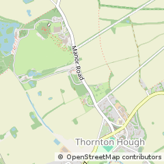 Map of Wirral, Merseyside
