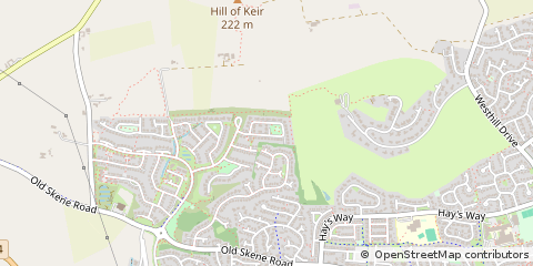 Map of Westhill, Aberdeenshire