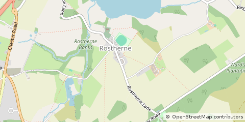 Map of Knutsford, Cheshire