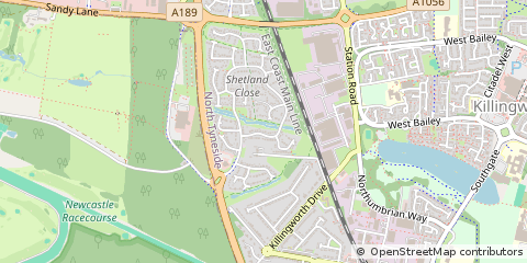 Map of Newcastle Upon Tyne