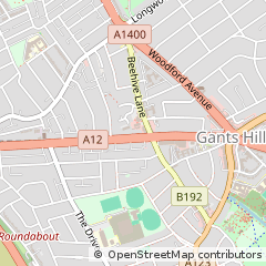 Map of Ilford, Essex