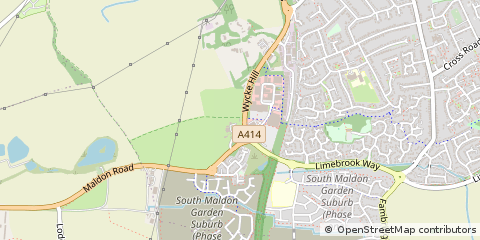 Map of Maldon, Essex