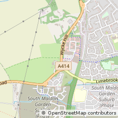 Map of Maldon, Essex