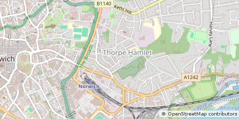 Map of Norwich, Norfolk