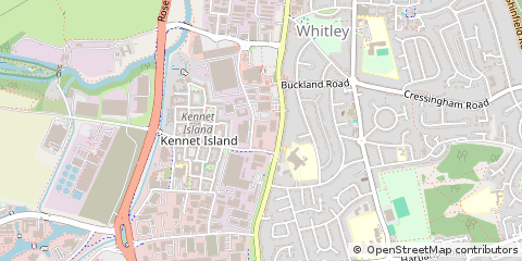 Map of Reading, Berkshire