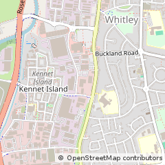 Map of Reading, Berkshire