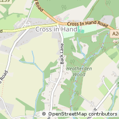 Map of Heathfield, East Sussex
