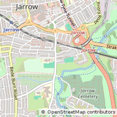 Map of Jarrow