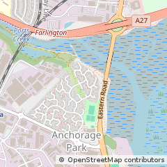 Map of Portsmouth, Hants