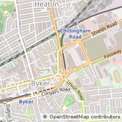 Map of Newcastle Upon Tyne