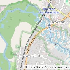Map of Wroxham, Norfolk