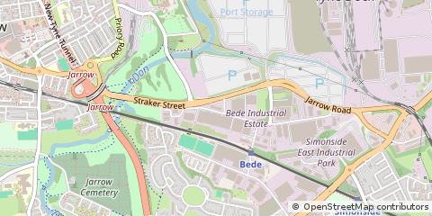 Map of Jarrow