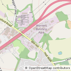 Map of Leicester, Leicestershire