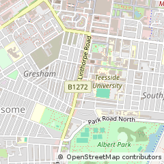 Map of Middlesbrough