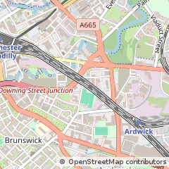 Map of Manchester, Greater Manchester