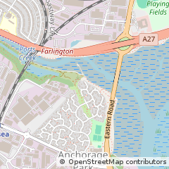 Map of Portsmouth, Hampshire