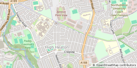Map of Newcastle Upon Tyne