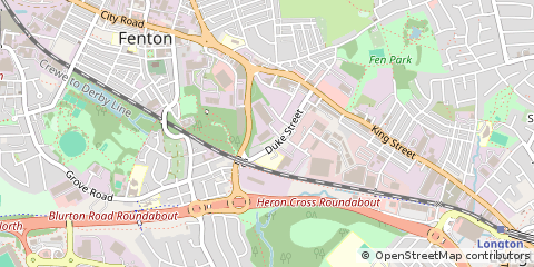 Map of Stoke-on-Trent