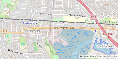Map of Portsmouth, Hampshire