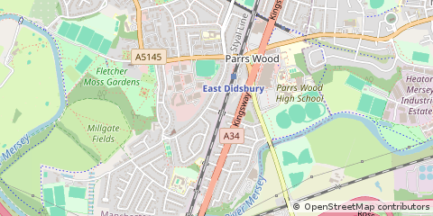 Map of Manchester