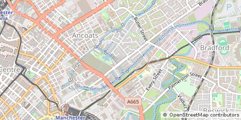 Map of Manchester