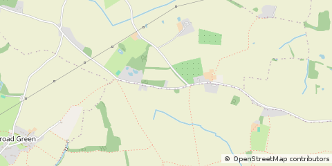 Map of Ankerdine Road Broadwas on Teme, Worcestershire