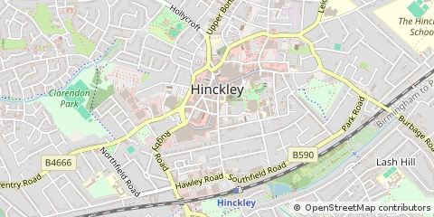 Map of Leicestershire