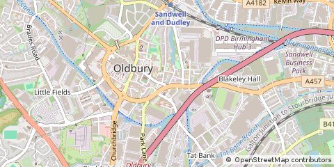 Map of West Midlands