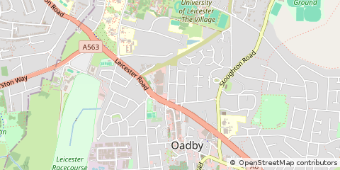 Map of Leicester