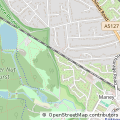 Map of Sutton Coldfield