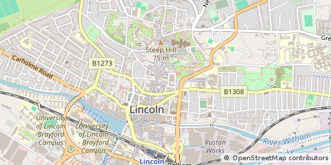 Map of Lincoln