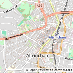Map of Altrincham