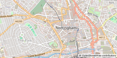 Map of Nottingham