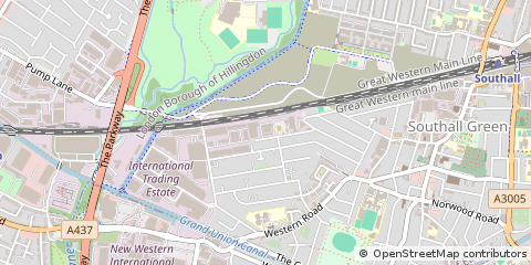 Map of Southall