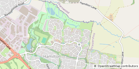 Map of Leicester