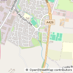 Map of Leicester, Leicestershire