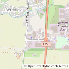 Map of Melksham, Wiltshire