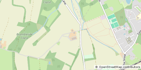 Map of West Horsley, Surrey