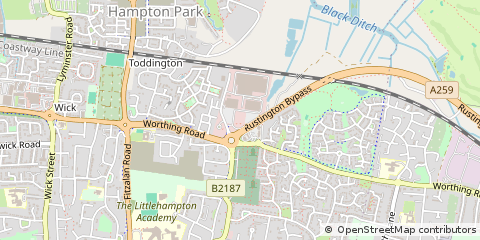 Map of West Sussex