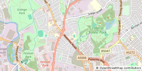 Map of Stoke-on-Trent