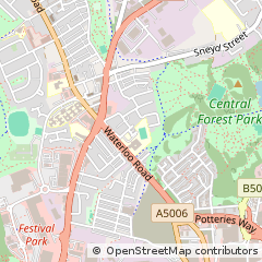 Map of Stoke-on-Trent