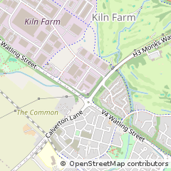 Map of Milton Keynes, Buckinghamshire