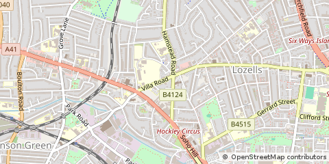 Map of Birmingham
