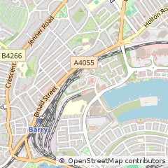 Map of Barry, Vale of Glamorgan