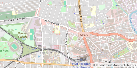 Map of Hull, East Yorkshire