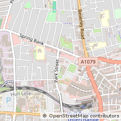 Map of Hull, East Yorkshire